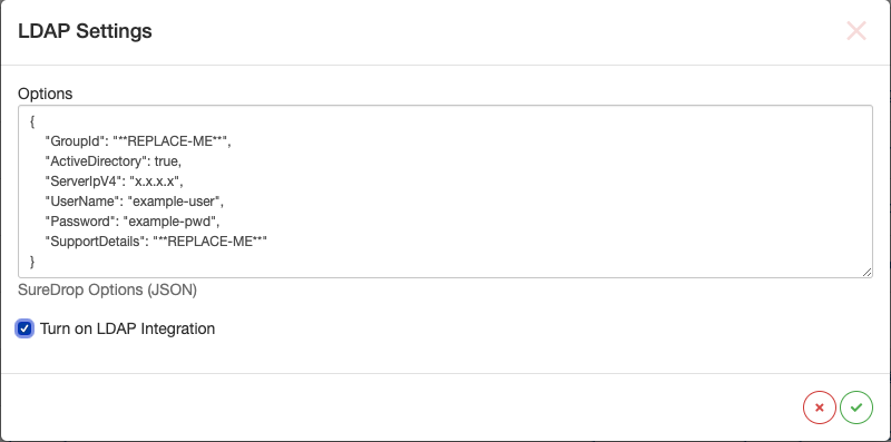 LDAP Settings